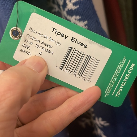 NWT ABOMINABLE SNOWMAN TIPSY ELVES SWEATER - Picture 2 of 5